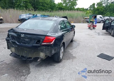 2013 Honda Civic Lx из США, поврежденный, VIN 2HGFB2F55DH544600